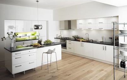 kuhinje :: Modern white kitchen design